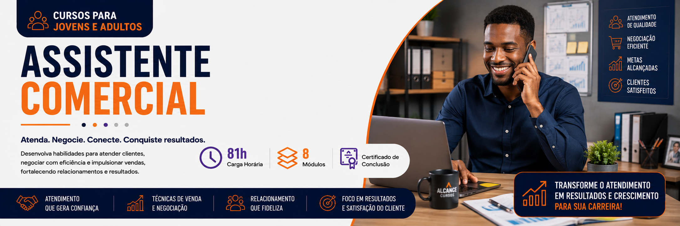 Banner do curso Assistente Comercial